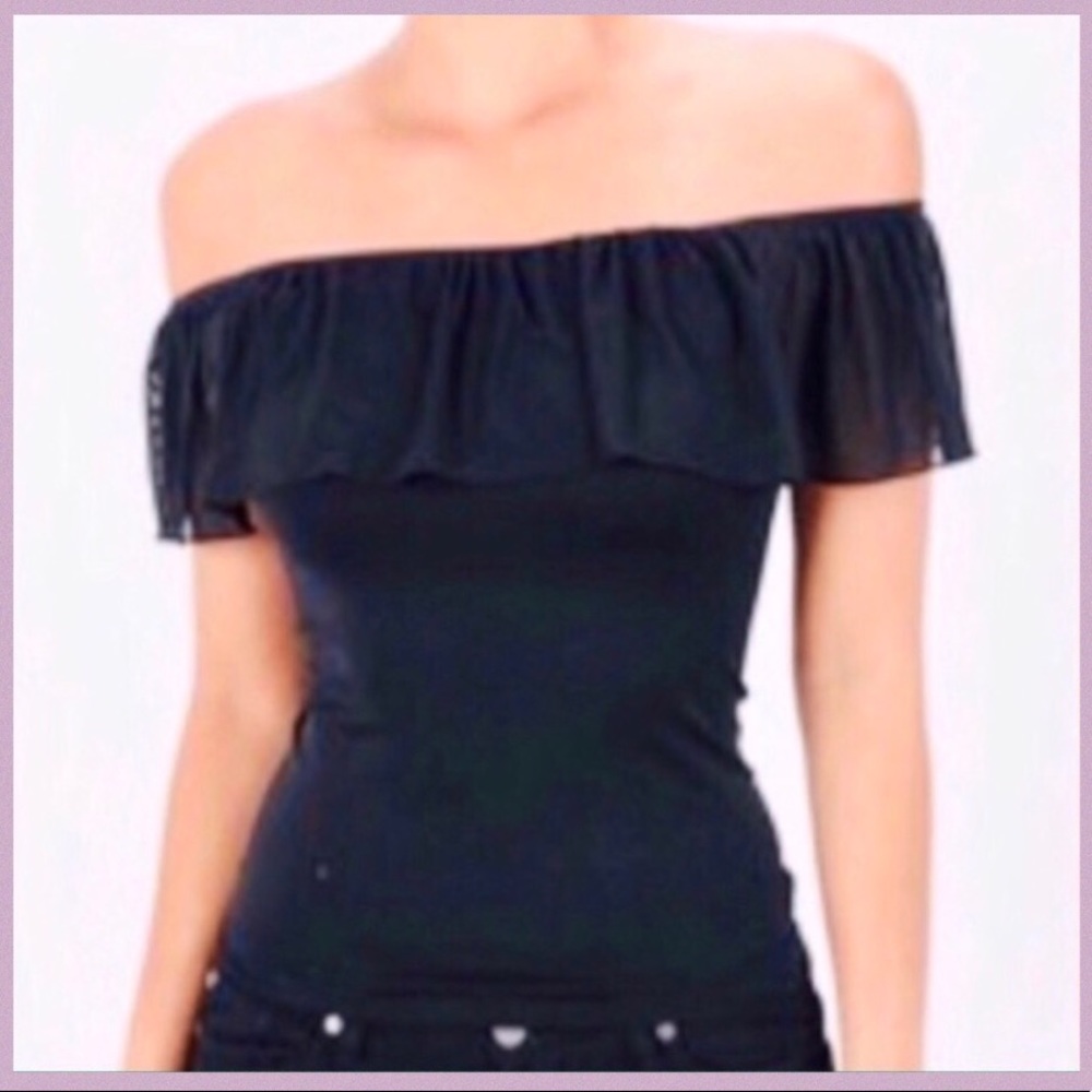 BLACK TULA SEAMLESS STRETCH TOP - Picture 3 of 10
